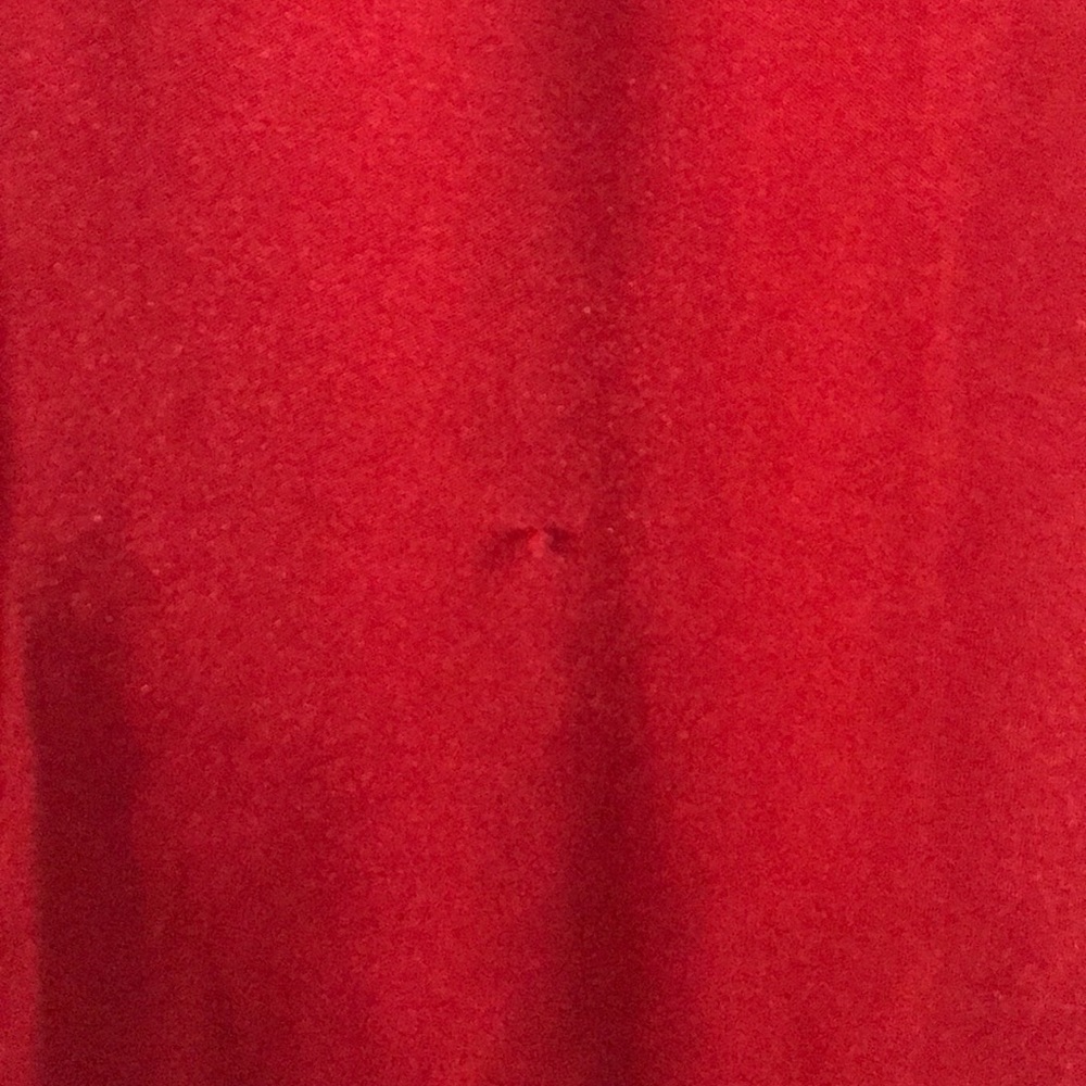 AIX Red Ruffle Blouse - Picture 4 of 4